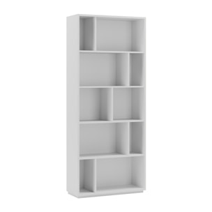 Estantería librería Nack melamina blanca 191x80x32 cm