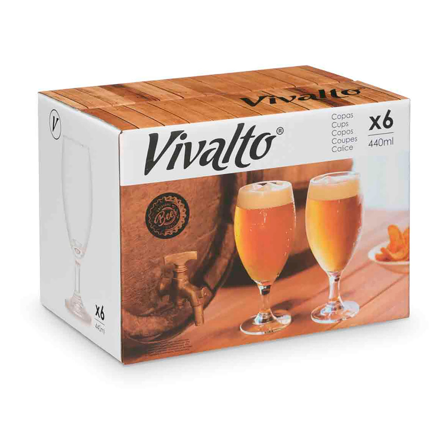 PACK 6 BICCHIERI BIRRA 440ML