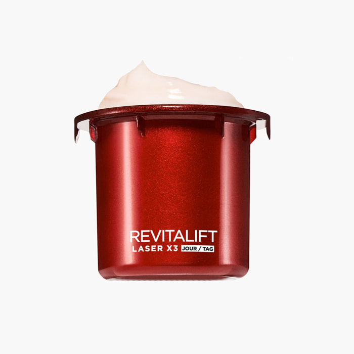 L'Oréal Paris Laser Recharge Soin Anti-Âge Jour à l'Acide Hyaluronique, Pro-Rétinol et Vitamine C 50ml