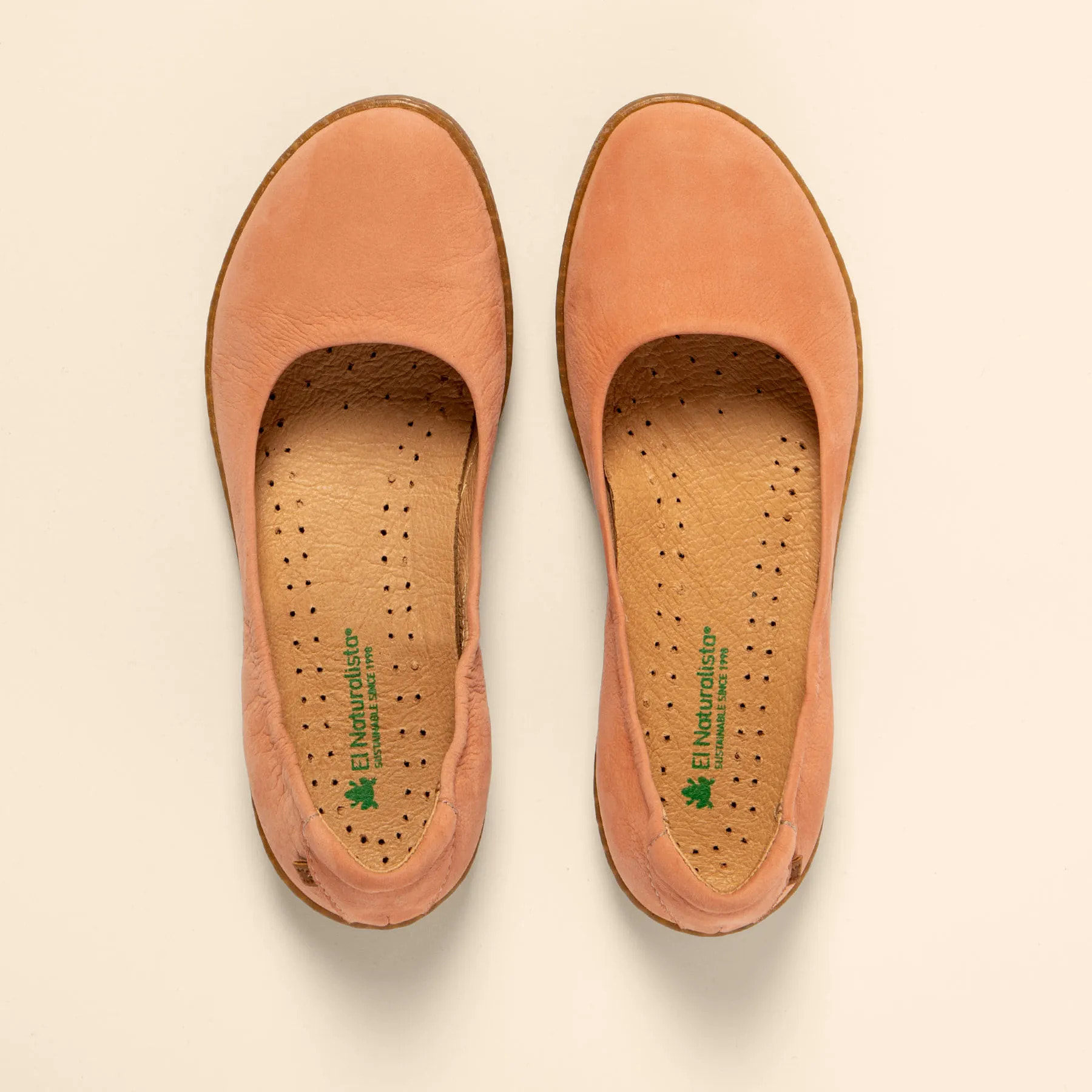 Bailarinas N5300 NOBUCK LAVADO SALMON/ CORAL color Salmon