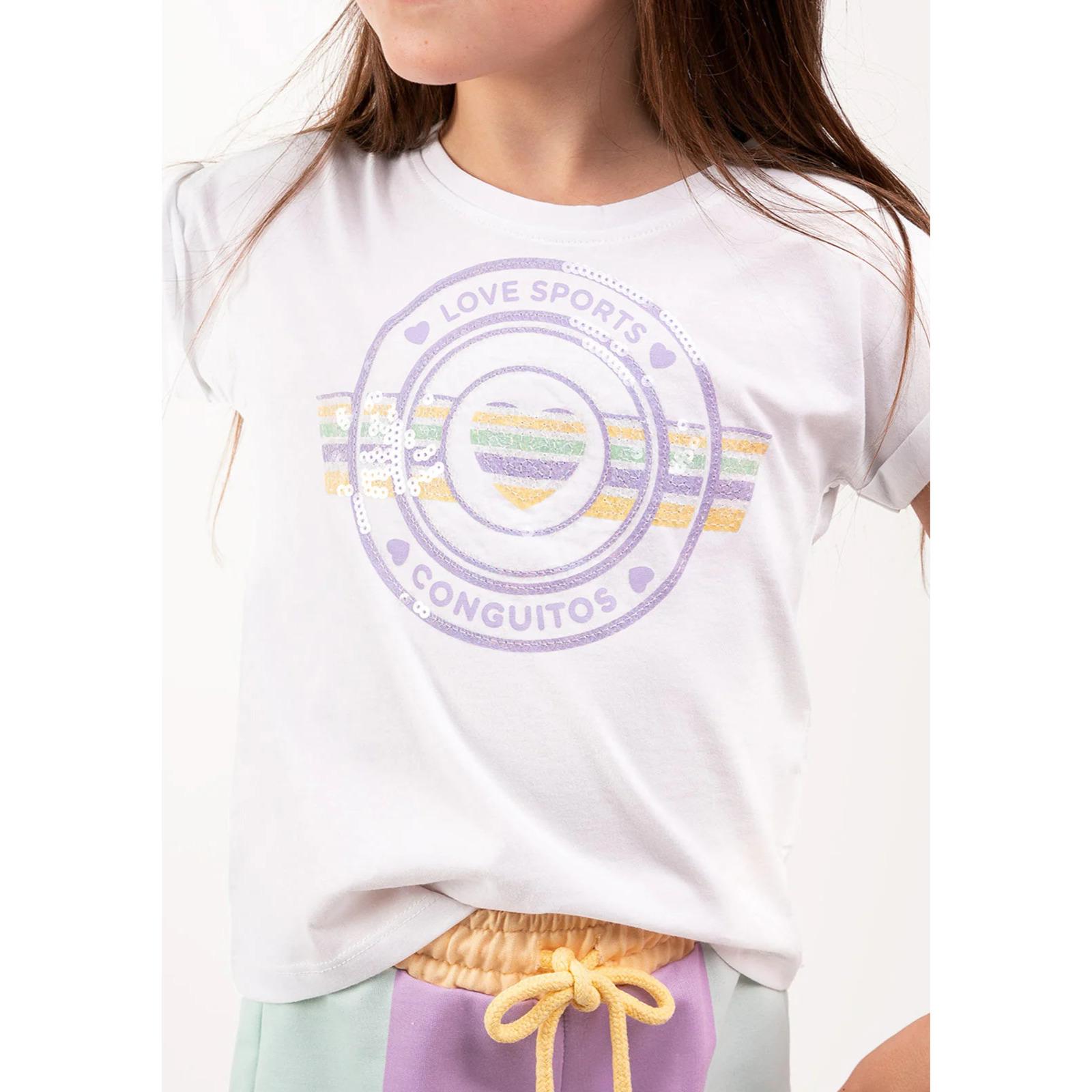 Camiseta De Niña Lentejuelas