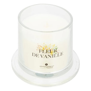 Bougie parfumée Oudy 240g avec cloche verre vanille