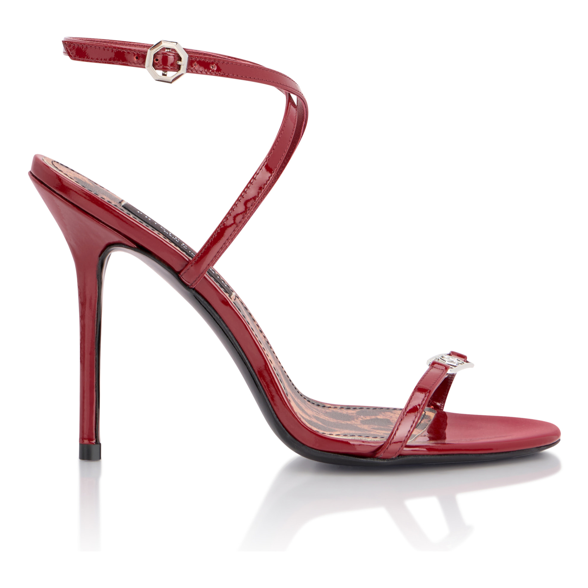 PHILIPP PLEIN Patent Leather High Heels Sandals 11