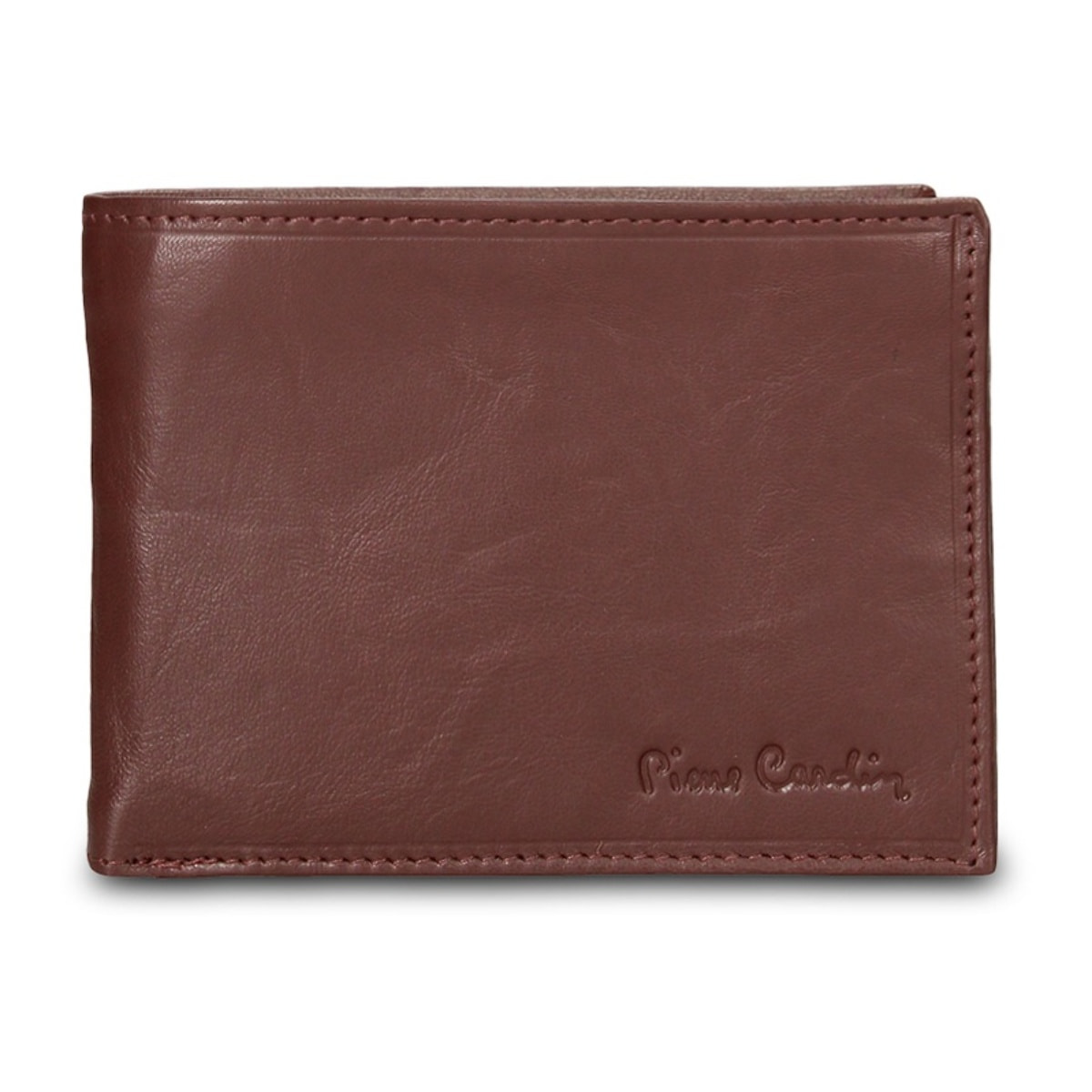 Portafoglio uomo in vera pelle - Modello Aumont - Casual - 12.5 x 9.0 x 2.0 cm