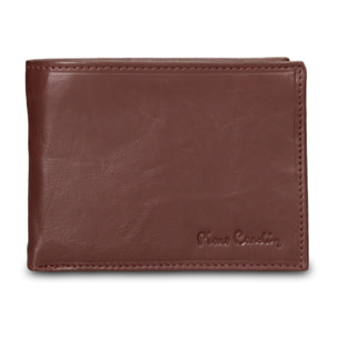 Portafoglio uomo in vera pelle - Modello Aumont - Casual - 12.5 x 9.0 x 2.0 cm