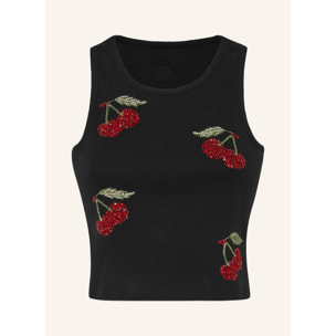 PHILIPP PLEIN Tank Top CHERRIES