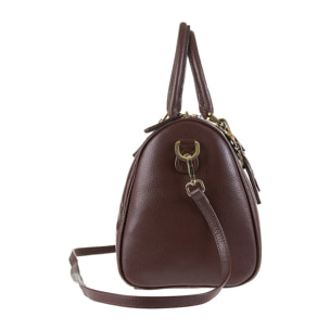 Borsa a bauletto da donna Made in Italy - Modello Arcadia - 100% pelle - 30.0 x 21.0 x 13.0 cm