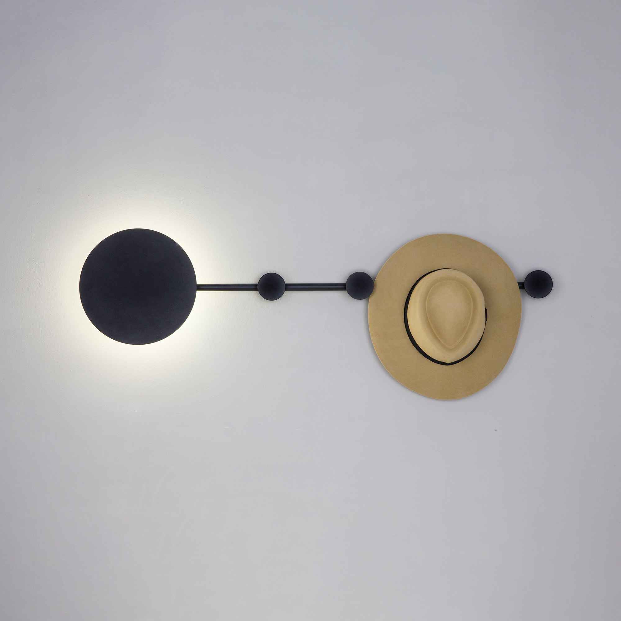 HAN Aplique/colgador negro