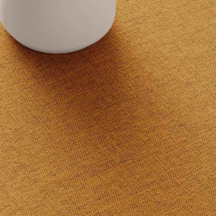 Nappe jacquard unie antitache INDRA OCRE