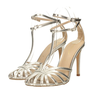 Sandali Donna Tata Italia Argentato