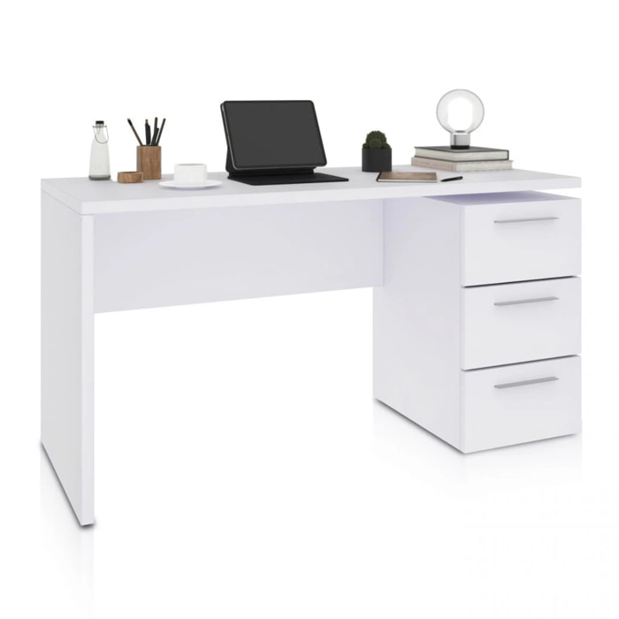 Mesa de escritorio Sasha Blanco Artik (Blanco Mate)