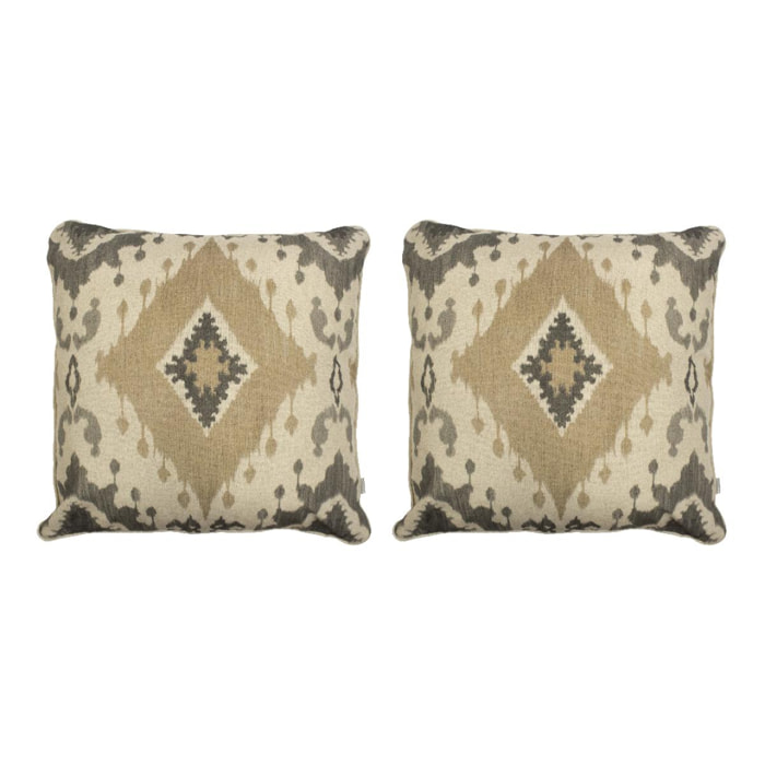 Lot de 2 housses de coussin PORTIA MAXI - lin