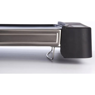 Plancha de cocina eléctrica JATA GR2600. Control electrónico. 4 temperaturas. 2600 W