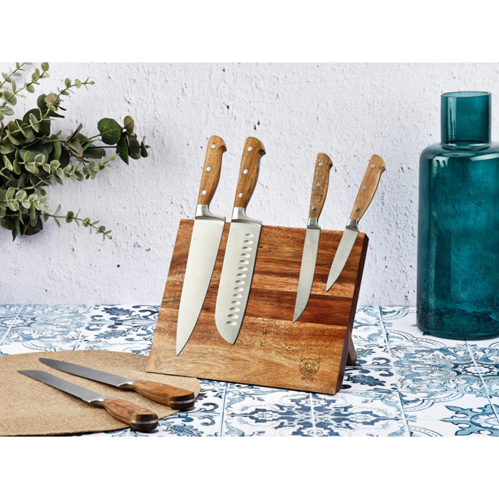Bloc couteaux de cuisine JAKOB VANTAA - 7 pièces