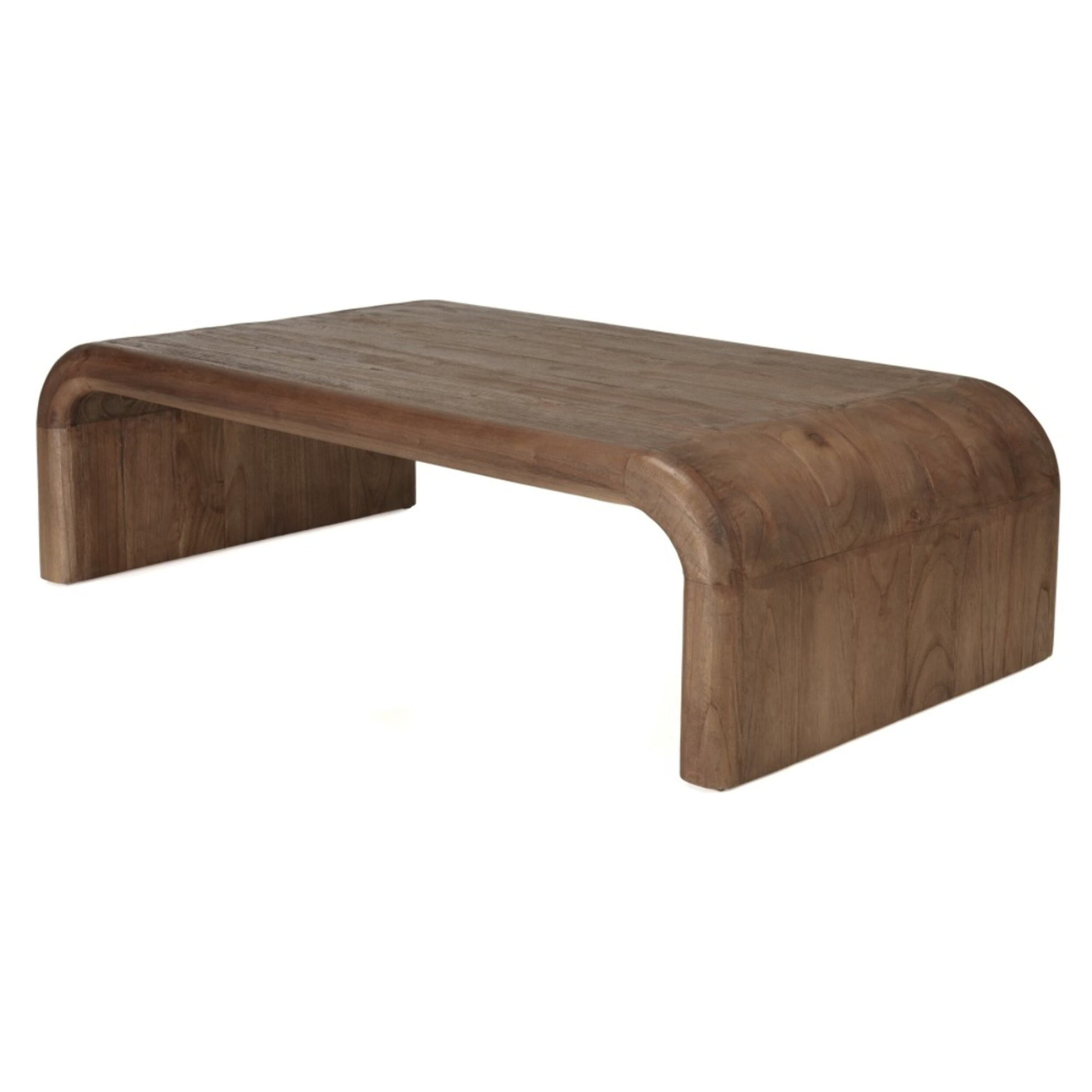 ROMY - Table basse épurée en bois de mindi