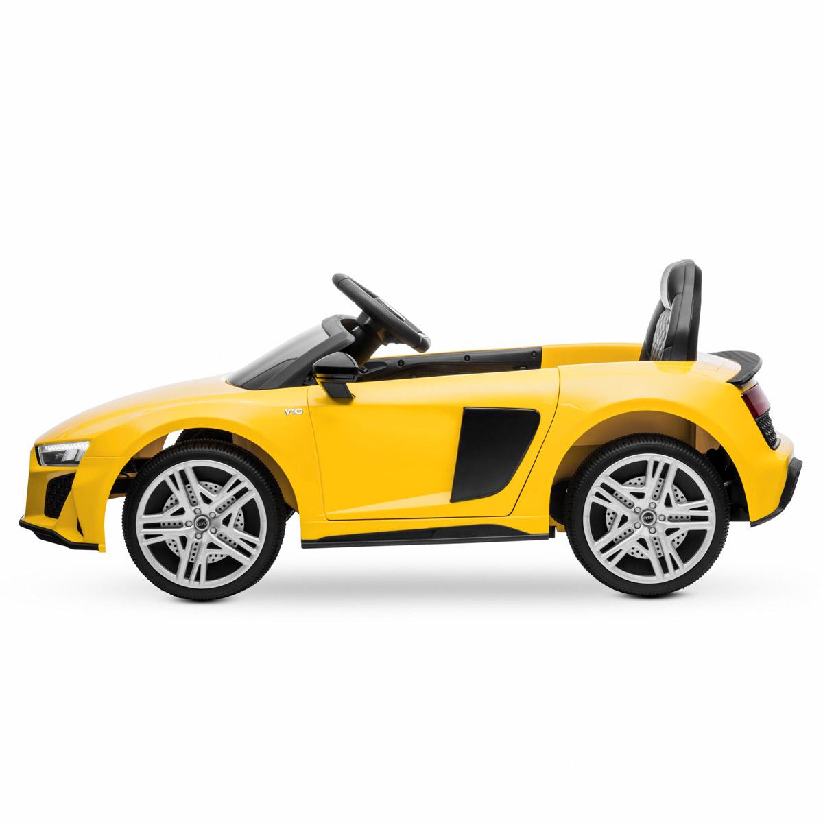 Coche eléctrico infantil niños AUDI R8 SPYDER batería 12V y 7Ah con mando control +3 años