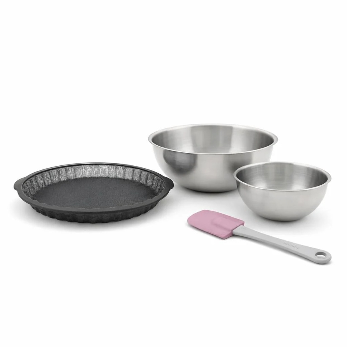 Set de 4 ustensiles de pâtisserie moule à gâteaux bol et spatule Silicone fibre de verre Silicone fibre de verre Zenker  Silicone fibre de verre