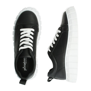 Sneakers nere, zeppa 3,5 cm