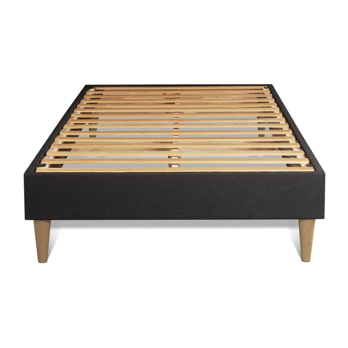 Ensemble - Matelas Mémoire de forme et micro ressorts ensachés 26cm d'épaisseur - 7 zones de confort - Confort équilibré - Sommier tapissier en kit - 1 place