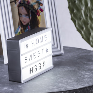 Cinemax, scatola di luce lightbox con corpo retroilluminato. Include 82 pezzi.