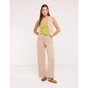 Pantalón Largo Beige - Tradi