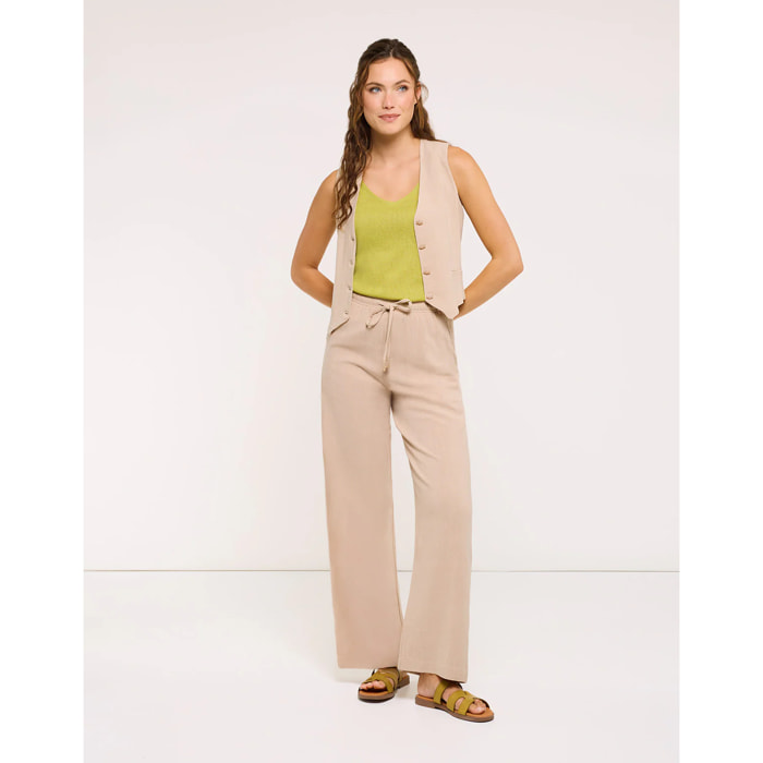 Pantalón Largo Beige - Tradi