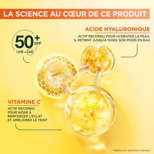 Garnier SkinActive Vitamine C Anti-UV Quotidien Invisible SPF50+ 40mL