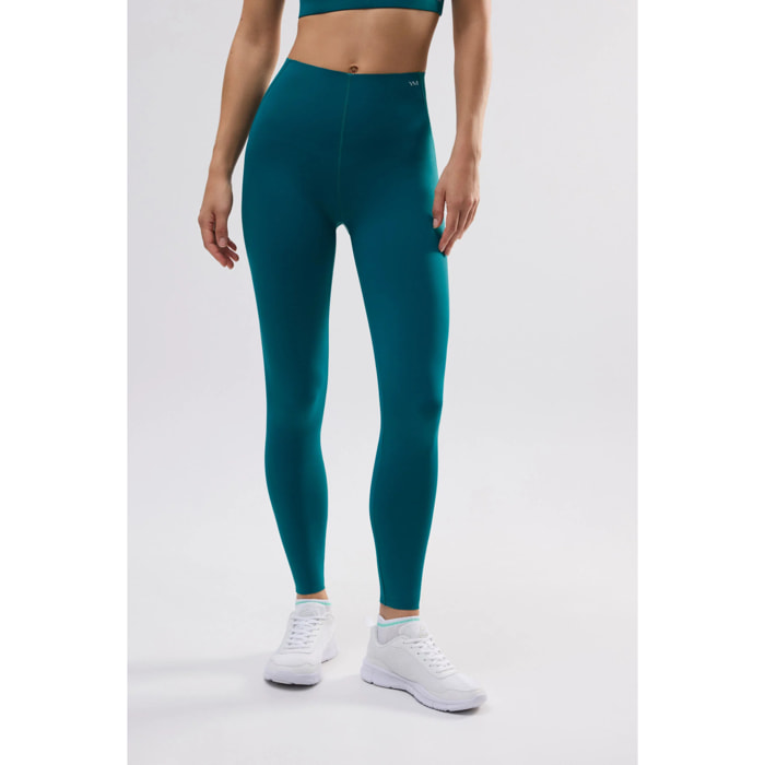Leggings sportivi da motociclista a compressione per pancia piatta neri