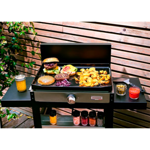 La Plancha Francaise Electrique 150 Duo Edition (Couvercle, Chariot, Porte Épices Et Rideau Inclus) - LE MARQUIER