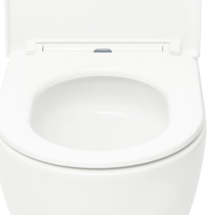 Vortex WC sans bride avec abattant SoftClose et fixations invisibles, blanc (SATFUS010RTORP)