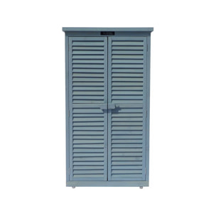 Armoire de jardin "Space" - 87 x 46.5 x 160 cm - Bleu ciel