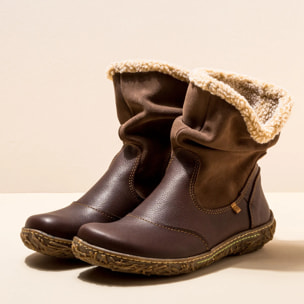 Botines N758 NATURAL GRAIN-LUX S. BROWN/ NIDO color Brown