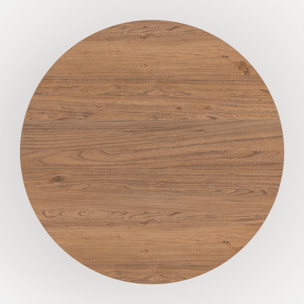 Table ronde en bois d'orme 4 personnes - Gulia