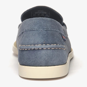 Sebago - Docksides Uomo Blu - Dan Boat Flesh Out