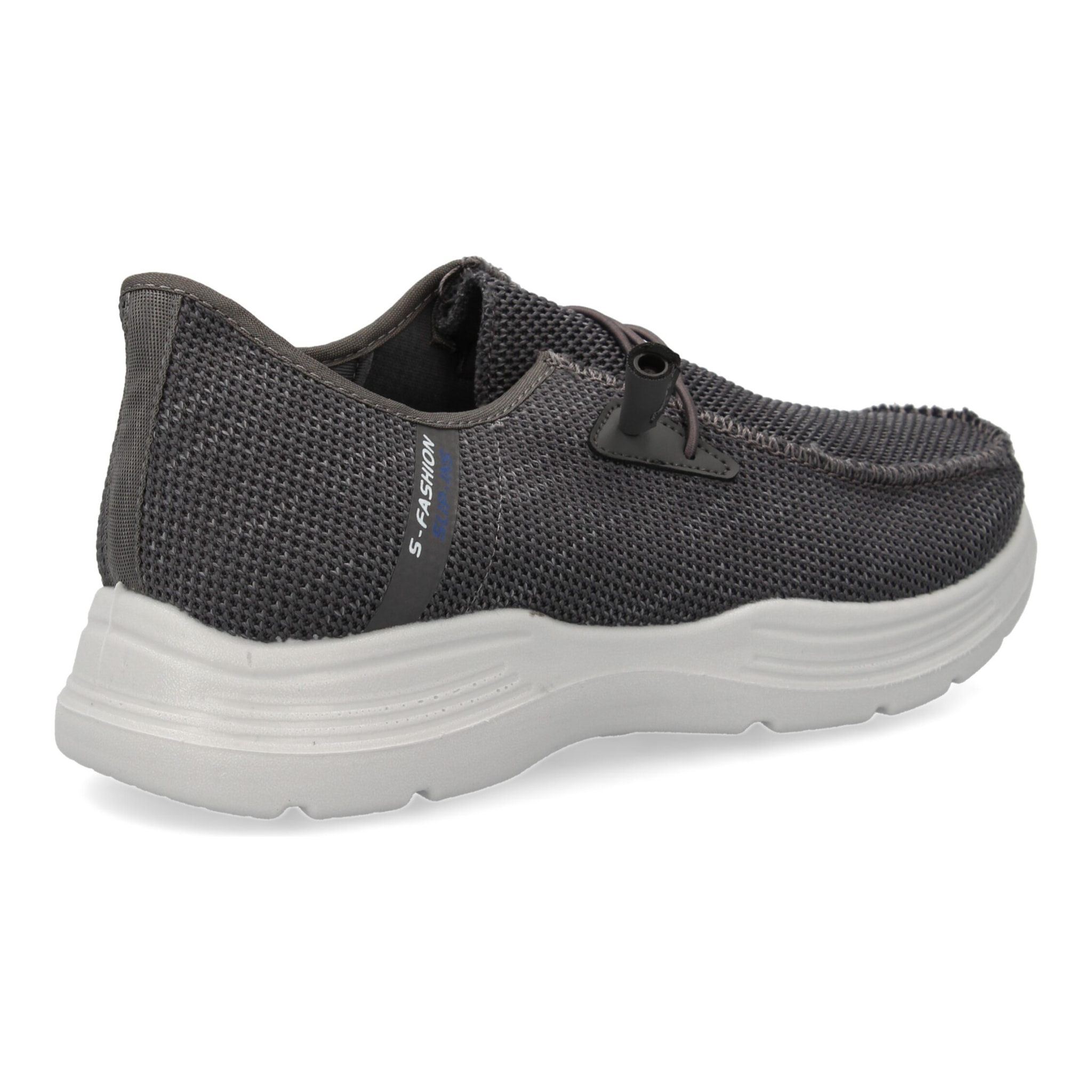 Zapatiilas deportivas comodas y ligeras para hombre, con cierre de cordones elasticos