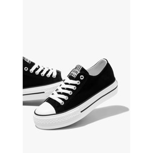 Zapatillas Unisex de Lona en Negro B&W