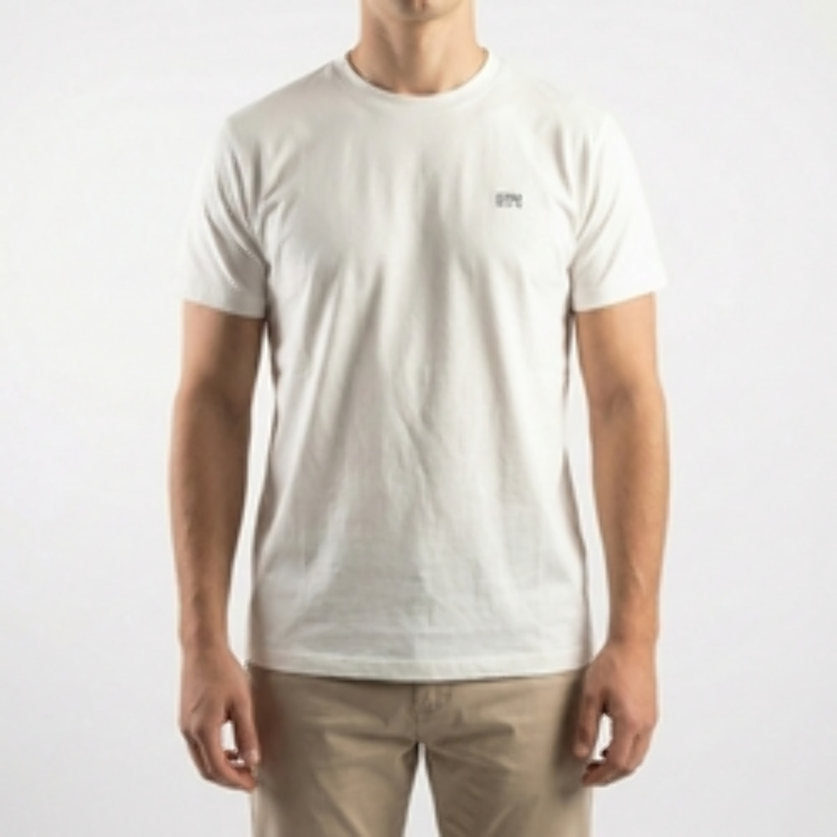 T-shirt jersey bio washed con logo