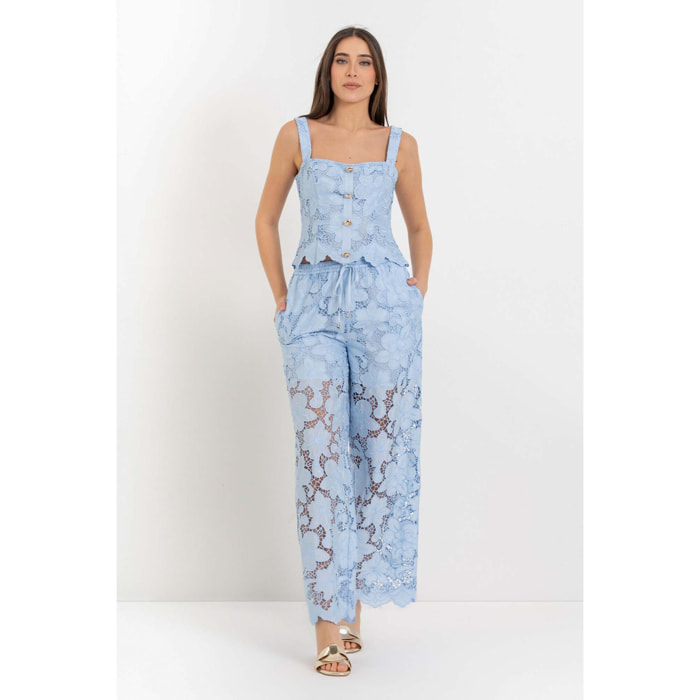 Kocca - Top corsetto in pizzo Donna