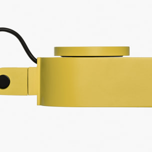 INVITING Lampe avec pince jaune