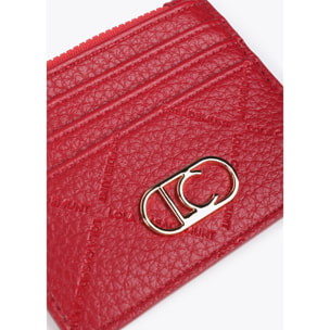 Portatessere monogramma a rombi