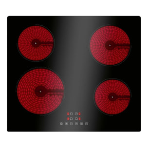 Plaque de cuisson en vitrocéramique à induction 4 feux encastrable Bomann EBKI7942