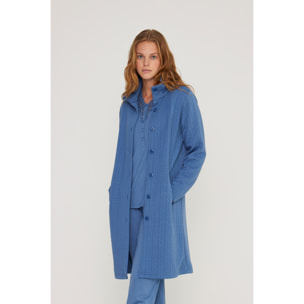 Vestaglia donna unity in metelassè con bottoni Noidinotte