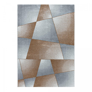 Tapis salon et chambre tissé motif pastel BECA