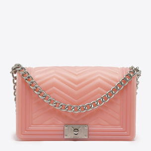 Borsa a mano da donna - Modello False - 100% Pvc - 25.0 x 15.0 x 8.0 cm