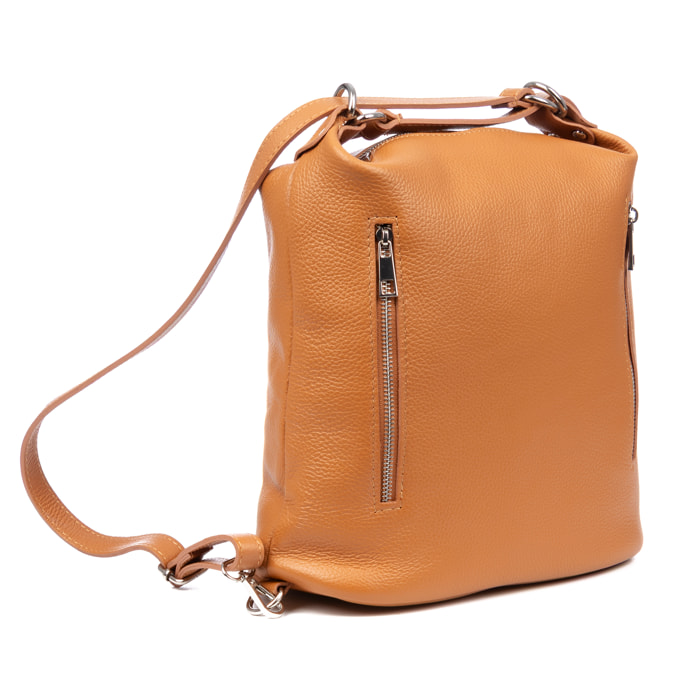 Bagnoli bolso mochila y bolso de hombro mujer. Piel auténtica Dollaro.