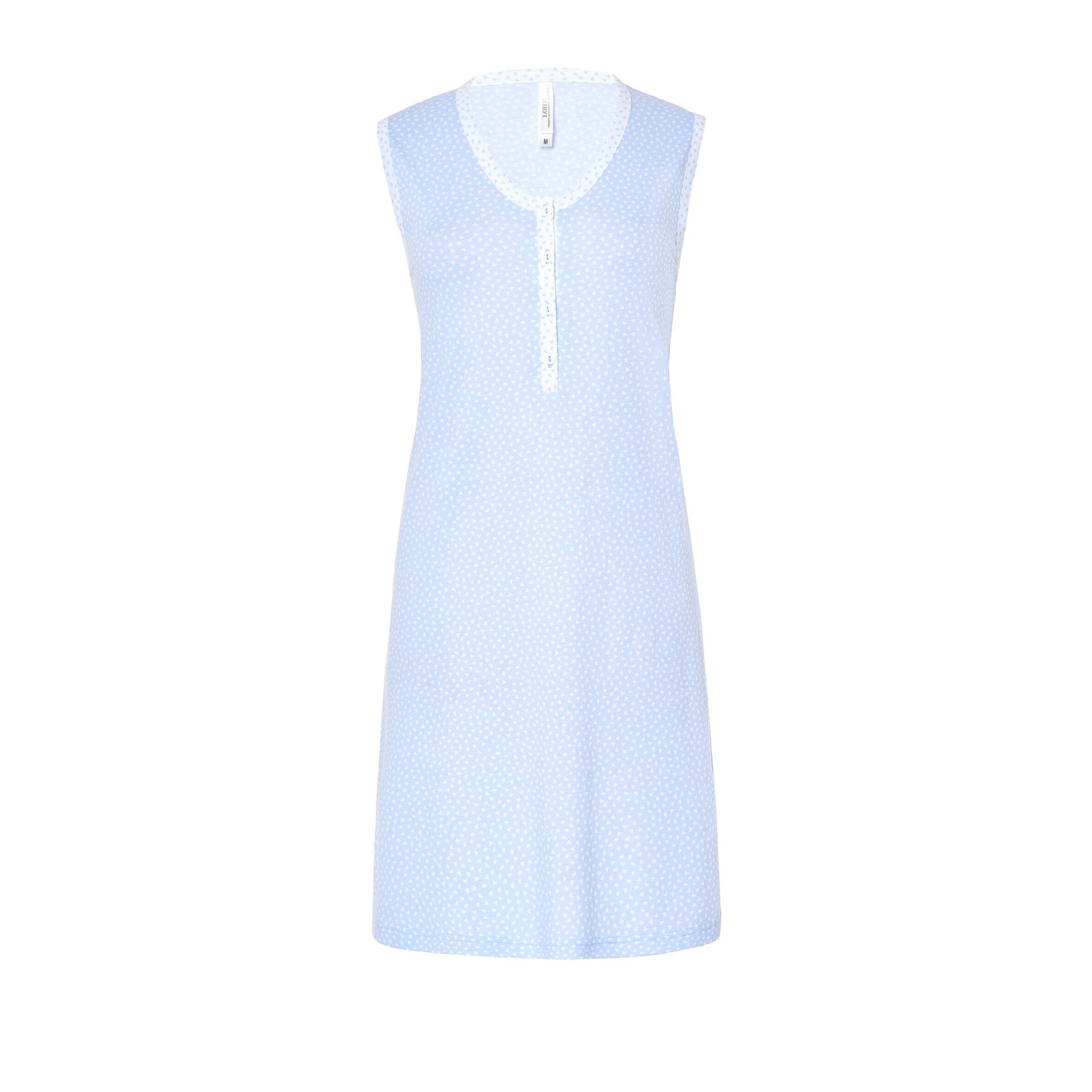 Camisón corto mujer corazones sin mangas romántico