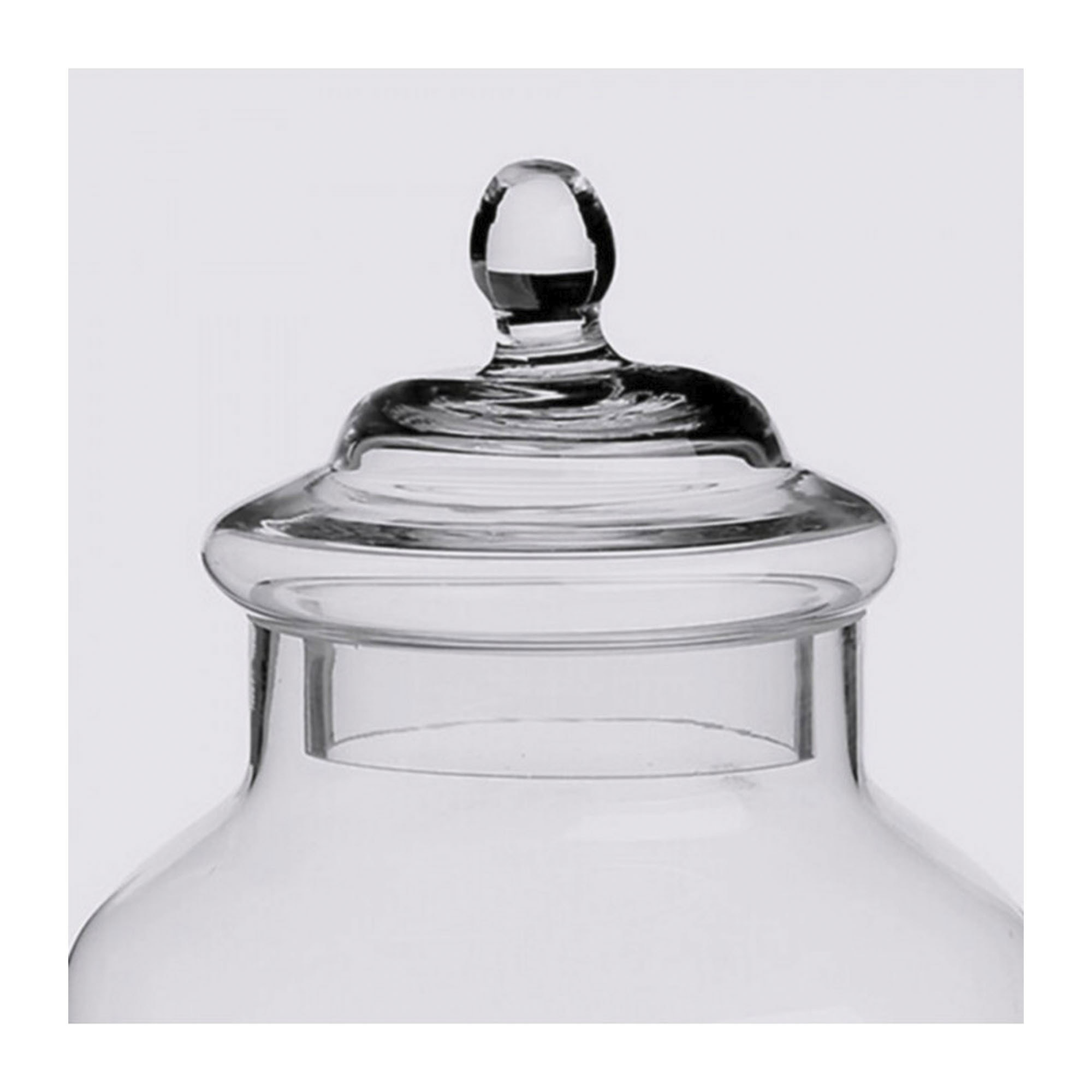 Tarro de cristal para caramelos con pie 2,1l