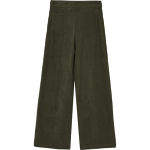 Pantalone palazzo effetto velluto