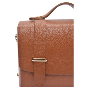 Borsa a mano Anna Luchini Cammello