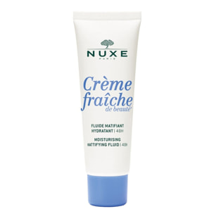 Crème fraîche de beauté®  - Fluide Matifiant Hydratant 48h - Peaux mixtes - 50ml